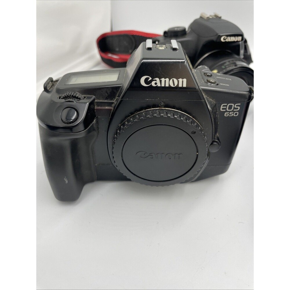 Canon EOS Rebel XS DSLR Camera Cannon 650 Speedlite 300ez Lens Lot Filters Works - Picture 6 of 16